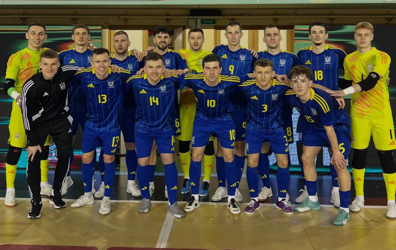 Футзальна збірна України зазнала розгрому від чемпіонів Європи