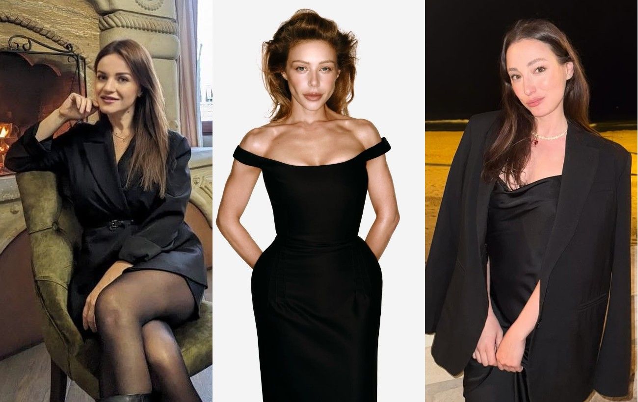 Total black на Новий рік: ефектні образи на корпоратив від Кароль, Доротюк і зірки "Холостяка"